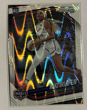 Panini 2025 Prizm WNBA Kiki Iriafen White Seismic RC Washington Mystics #72
