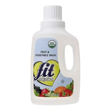 Fit Organic 32 Oz Soaker Produce Wash, Fruit and Vegetable Wash and Pesticide...