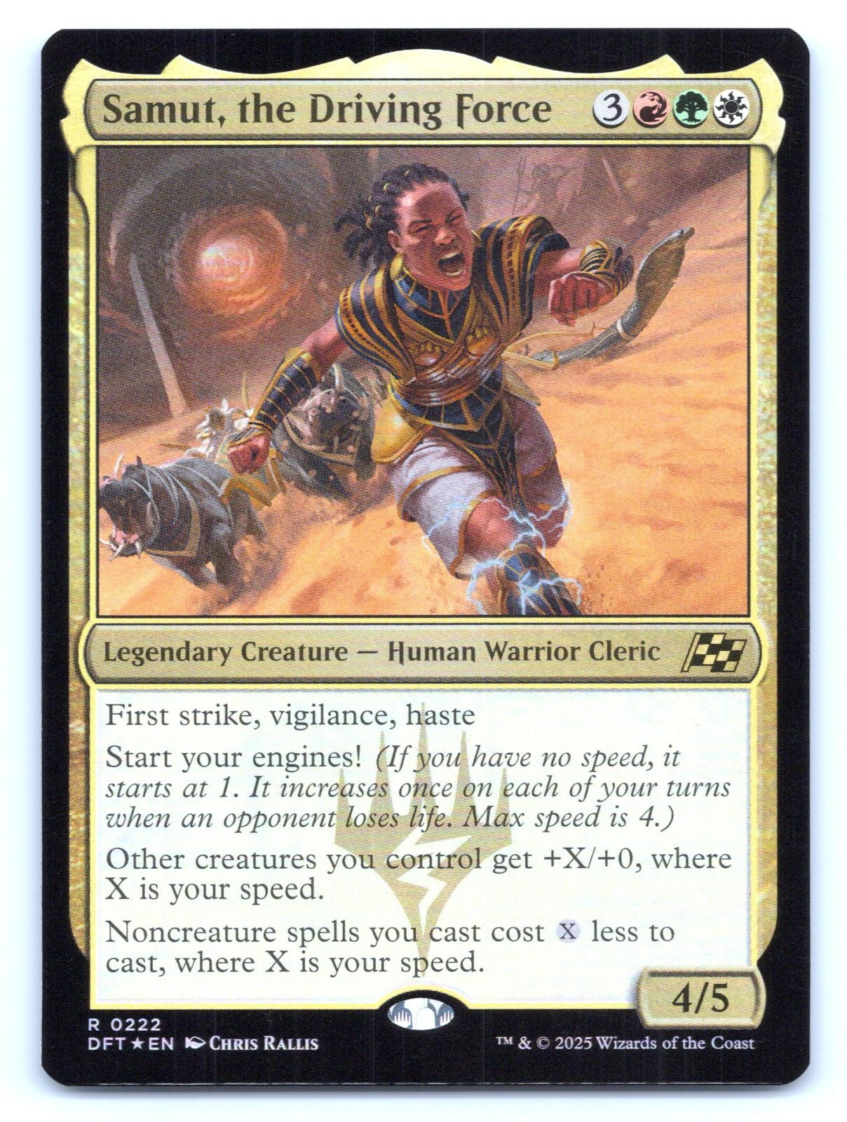 Samut, the Driving Force 222 Rare Aetherdrift Magic: The Gathering Foil NM