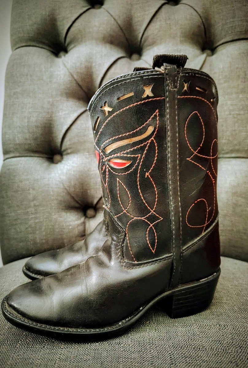 USA  ヴィンテージ　ブーツ　飾り物 希少美品『Sears』USA VINTAGE BOOTS 1980年代製 ヴィンテージロガー