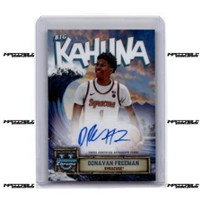 2024-25 Bowman U Chrome - #BKA-DF Donnie Freeman Rookie Auto Big Kahuna CASE HIT