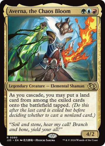 Averna, the Chaos Bloom (Anime) #80 Foundations Jumpstart Rare