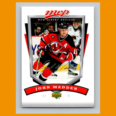 John Madden #173 2006 Upper Deck MVP New Jersey Devils Hockey Card