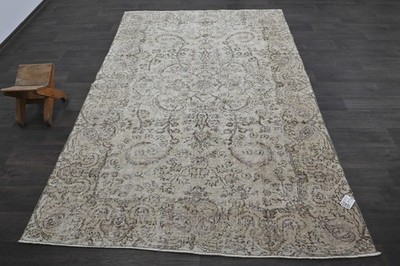 Oushak Türkisch Vintage Teppich 5x8 Kelim Rug Anatolisch Handarbeit Boho Deko...