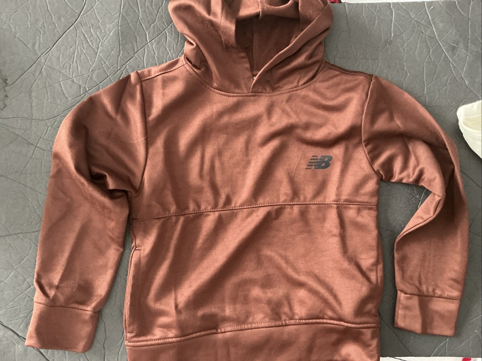 New Balance Kids 3 Piece BROWN Hoodie Tee Jogger Set, Size 5/6, NWOT thumbnail 3