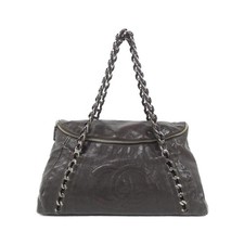 Chanel Caviar Skin Shoulder Bag Women Brown One Size 634731