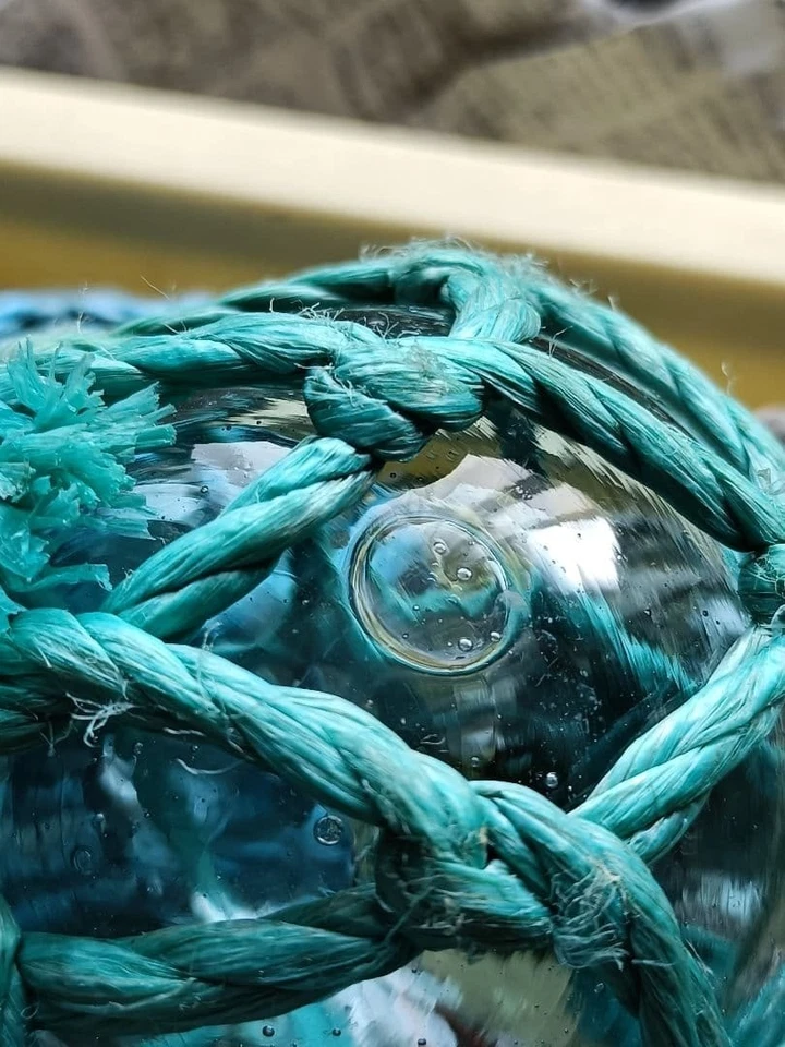 Bola boya flotadora de pesca de vidrio vintage japonesa juego de 36 diá. Red Japón 7-7,5 cm Foto 3 de 3