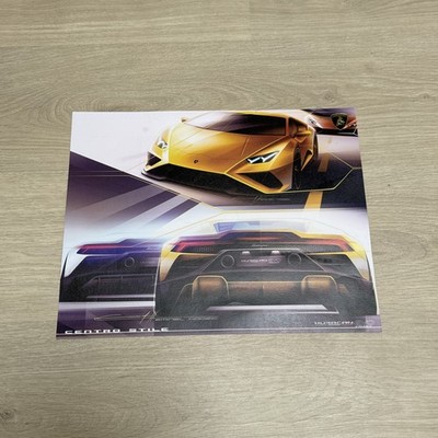 ORIGINAL Lamborghini Artwork Huracan EVO RWD OEM Owners Gift