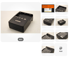 Genuine Canon charger LC-E6 for LP-E6 LPE6 Compatibility listed. 34377