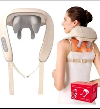 Shiatsu Back Shoulder  Neck Massager with Heat Electric Deep Tissue 5D Kneading
