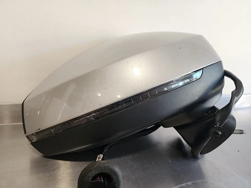 15-20 AUDI S3 Right Side Door Mirror Blind Spot Passenger 8V5857410L OEM Silver 