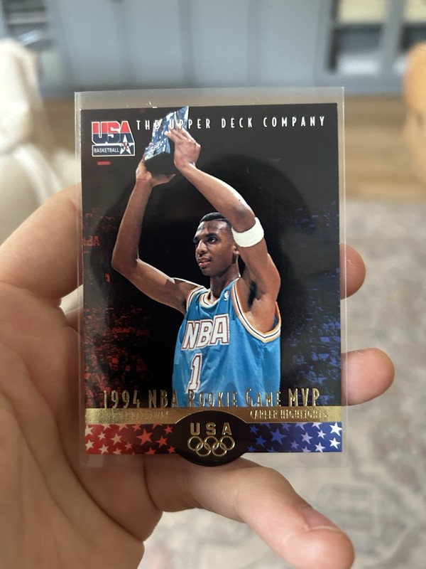 1996 Upper Deck USA Basketball Deluxe Gold Edition - Anfernee Hardaway #1