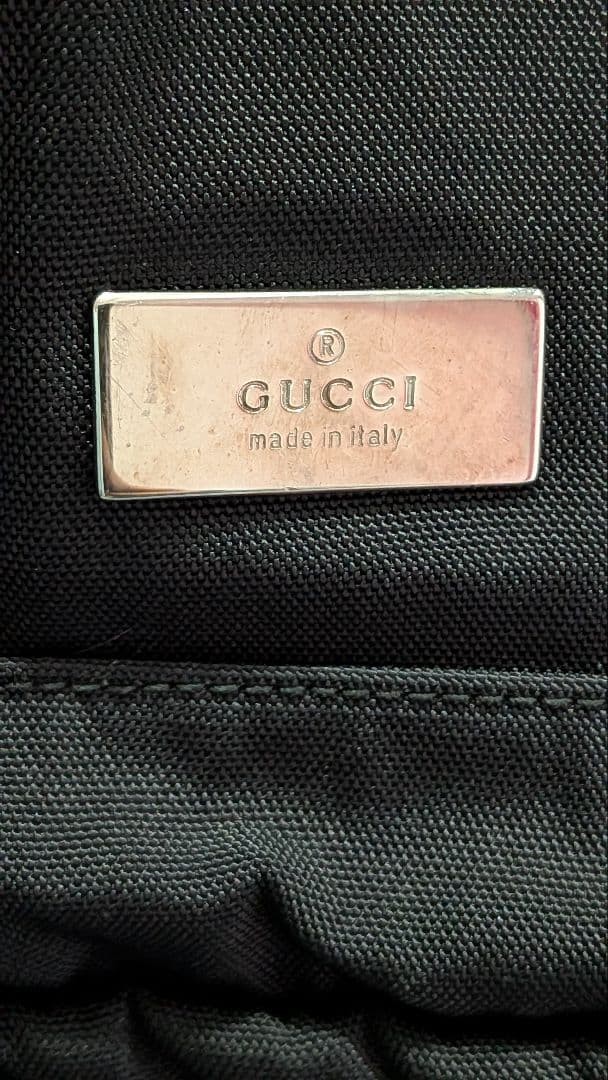 GUCCI Solid Backpack Rucksack Turnlock Leather Ny… - image 5