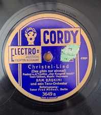 0072 Sam Baskini Leo Monosson Christel Heurigen  78 rpm Schellackplatte