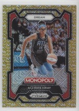 2024 Panini Prizm Monopoly WNBA Millionaire Gold Mojo 85/500 Allisha Gray #6 1u6