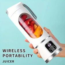 Mini licuadora eléctrica portátil batidora de frutas batidora taza USB viaje.
