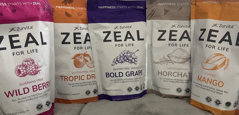 Zurvita Zeal for Life-Bold Grape & tropic dream All-in-one Nutrional Drink Mix - Image 3 of 4