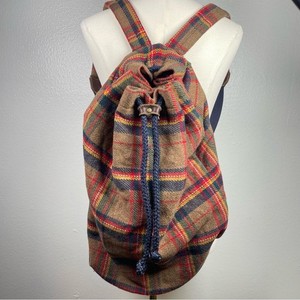 VINTAGE 90S GAP FLANNEL BACKPACKK Vintage Plaid GAP Backpack - 5 Star Vintage main image 3