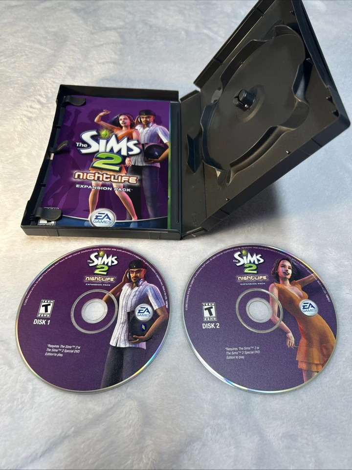 The Sims 2: Nightlife Expansion Pack PC Game 2005 CD-ROM Complete - Image 3 of 3