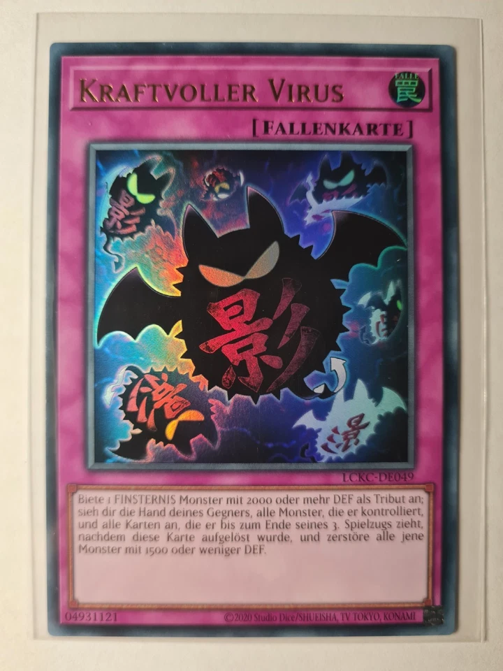 Yu-Gi-Oh! Kraftvoller Virus • LCKC-DE049 • Ultra Rare • Deutsch • NM - Bild 3 von 4