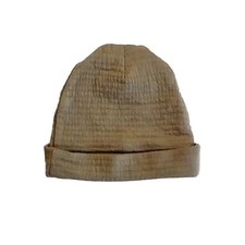 Quincy Mae Olive Beanie Hat 6-12 Months Soft Knit Baby Accessory