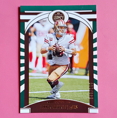 Panini 2020 Legacy Jimmy Garoppolo San Francisco 49ers #93 Green 40/100