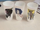 Star Wars 1977 Vintage Plastic Cups Coca Cola Koolee Lot of 3 *CHEWBACCA ++