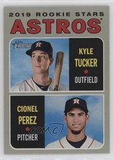 2019 Topps Heritage Rookie Stars Kyle Tucker Cionel Perez #227 9bg