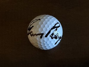 Gary Player Signed  2026 Masters Flag Ball US Open 
