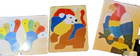 3 Vintage 18  &/or 12 pc Children's 9 x 12 Wooden Puzzles Lot — photo 1