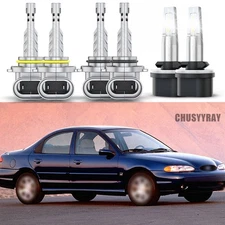 For Ford Contour 1995-2000 6X LED Headlight High Low Beam + Fog Light Bulbs 80W