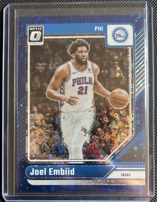 2024-25 Panini Donruss Optic - Joel Embiid #19 Blue Fast Break Prizm /49