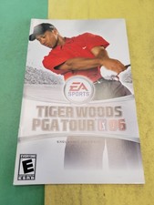 Tiger Woods PGA Tour 06 Sony PlayStation 2, 2005 Manual Only