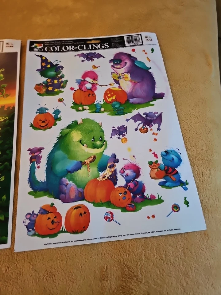 Lote (3) Paper Magic Co. 12"x 17" Nuevo de Lote Antiguo *Leer* 2001 Foto 4 de 4