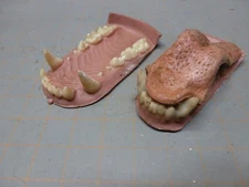 70's Black or Brown Bear Jawset Tongue for Open Mouth Head TAXIDERMY FORM M-BR-3