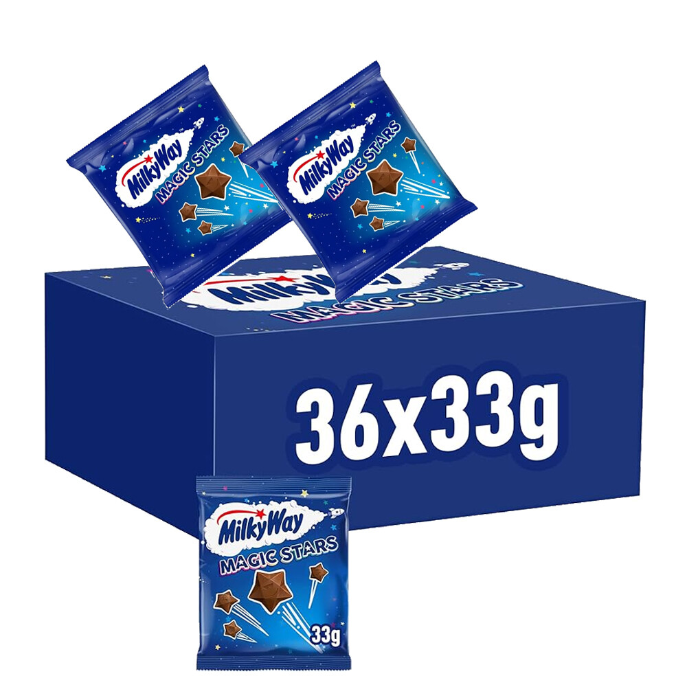 Milky Way Magic Stars Milk Chocolate Stars Perfect Xmas Treat -33g