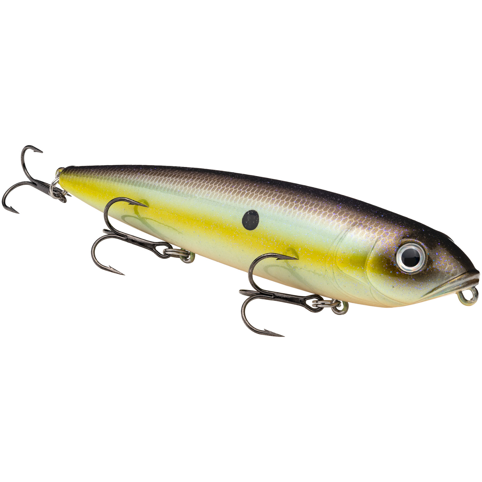 Lot of (3) Strike King KVD Mega Dawg 6 inch Topwater Walker · Summer Sexy Shad - Image 2