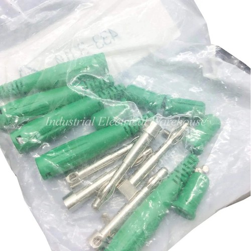 RS Staubli Stackable Banana Plug 4mm 60Vdc 32A Green 64.9195-25 433-3310 - Picture 6 of 7