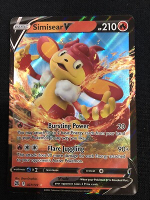 simisear v pokemon card price Pokemon Simisear Reverse Holo U 015/086 SV11W White Flare Japanese Pokemon  Card [USED] – SelectAnime