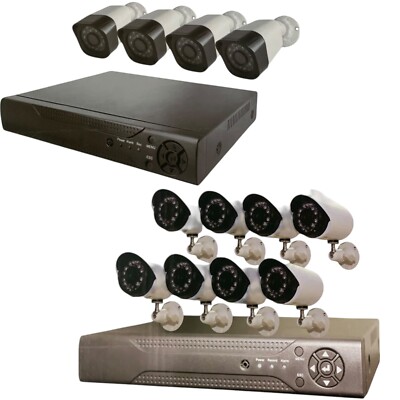 Farb-CCTV-Kamerasystem HD 1080P 8-KANAL DVR-Festplatte Outdoor Home Security Kit