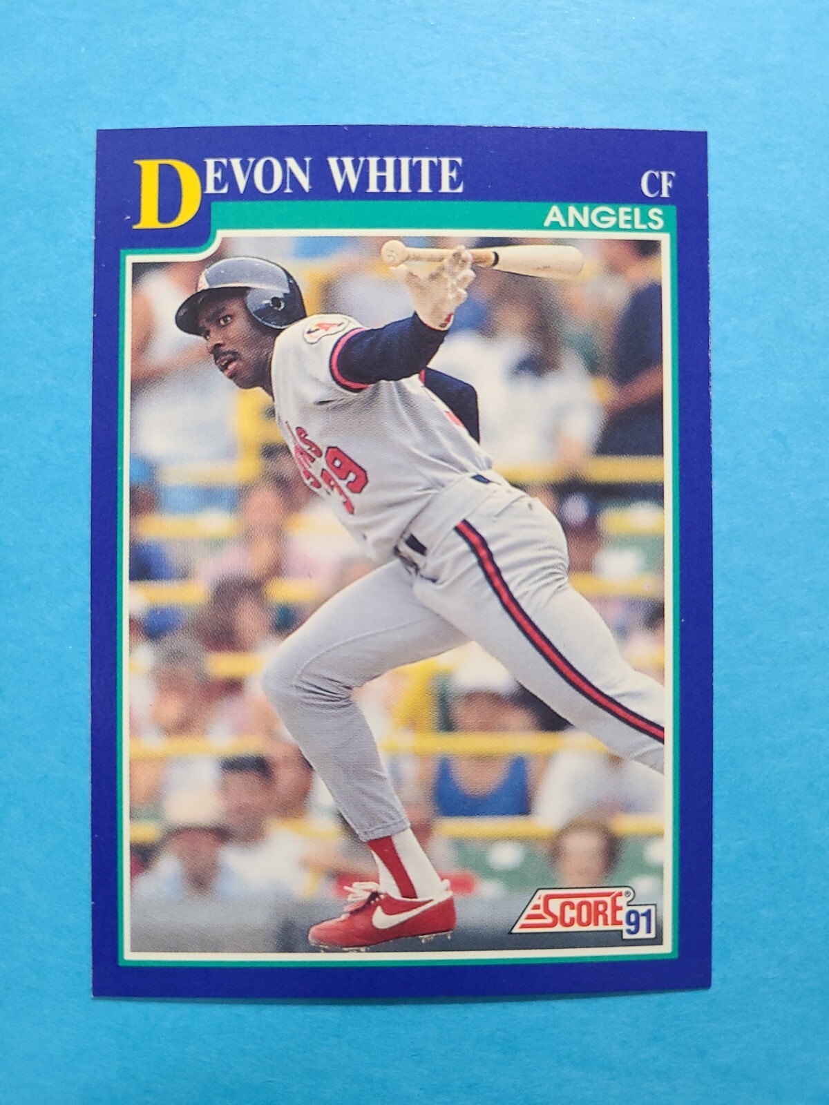 DEVON WHITE 1991 SCORE BASEBALL CARD # 466 F4088