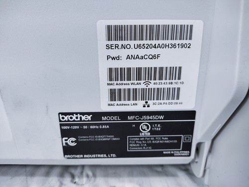 Brother business smart series mfc-j5945 printer page count 540 - Picture 13 of 14