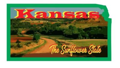 Kansas Sticker Decal