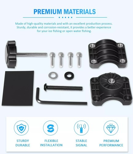Kit de soporte de montaje en poste de 0 grados para Garmin LiveScope Plus LVS34 010-13228-03 - Imagen 6 de 10