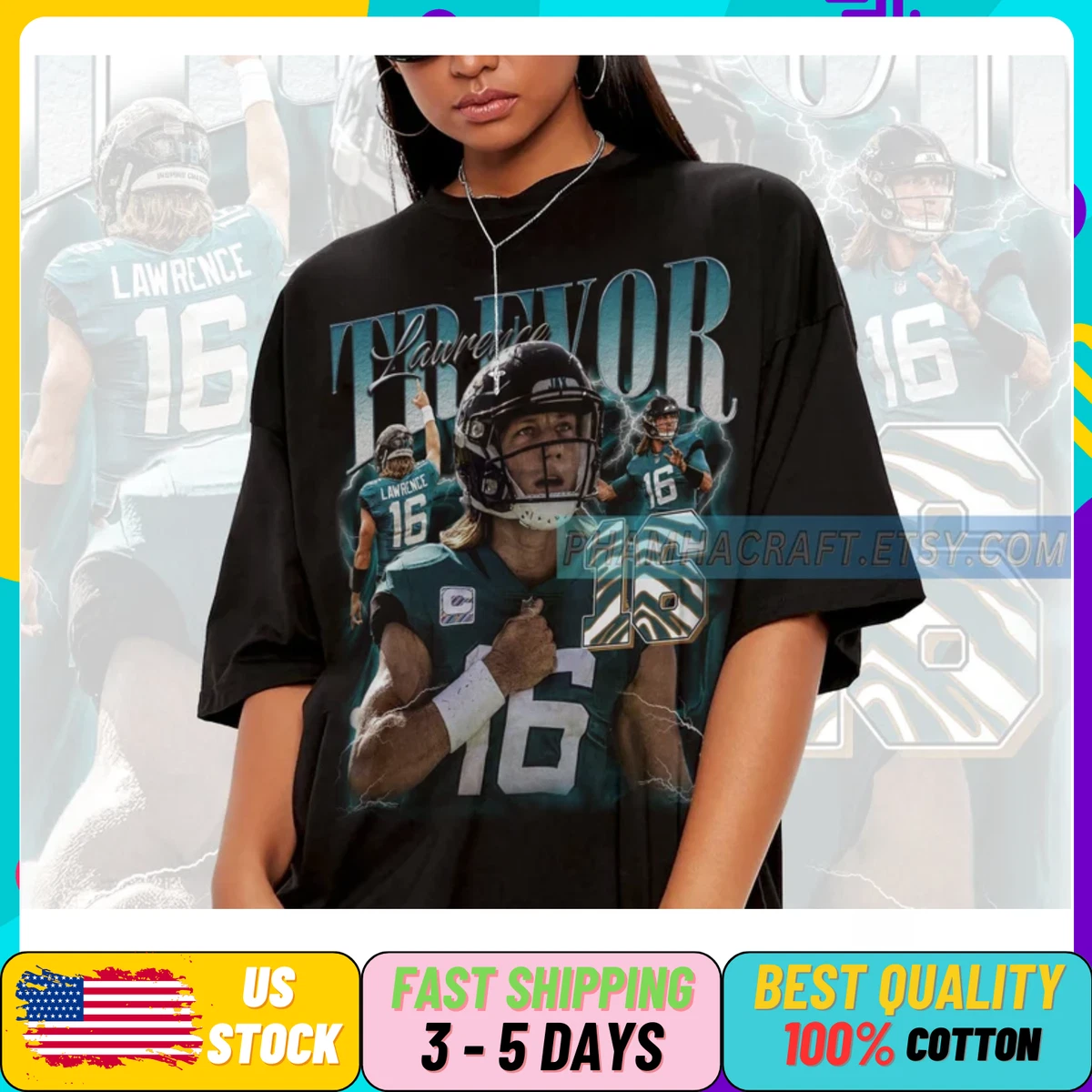 Trevor Lawrence Shirt Football Team Unisex T Shirt Fan Gift S 5XL
