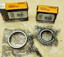 Timken LM67048  LM67010 1-1/4" Bore Tapered Roller Wheel Bearing Set USA - NEW