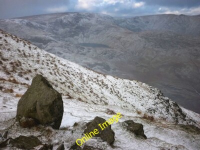 Photo 6x4 Above the north east face, Harter Fell Harter Fell/NY4609 On t c2014