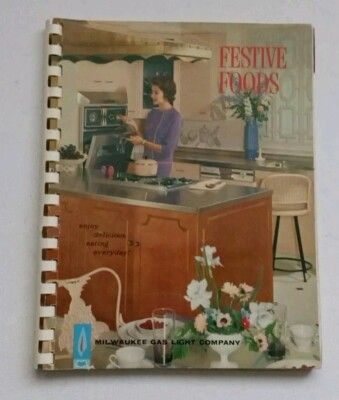 #ad #ad Vintage Milwaukee Wisconsin Gas amp; Light Utility Co Cookbook 1961 $28.00