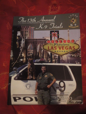 SIEGFRIED & ROY The 13th Annual L.V.M.P.D. K-9 Trials Event Program 2003 RAR !!!