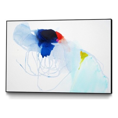 Giant Art Canvas  36x24 Backstage Framed in White